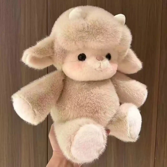 Adorable Highland Cattle Plush Toy 45cm - Huggable Running Cow Stuffed Animal Made with Premium Soft Fabric, Soothing Companion