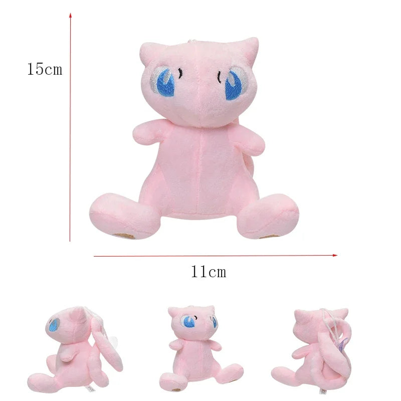 Pokemon Mew Plush Doll Kawaii Cartoon Go dex Mew Plush Toys Soft Stuffed Kawaii Anime Doll Pillow Birthday Gift For Kids