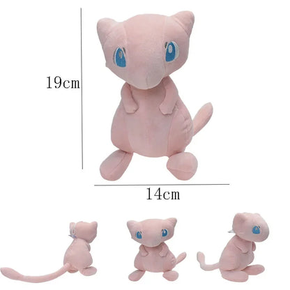 Pokemon Mew Plush Doll Kawaii Cartoon Go dex Mew Plush Toys Soft Stuffed Kawaii Anime Doll Pillow Birthday Gift For Kids