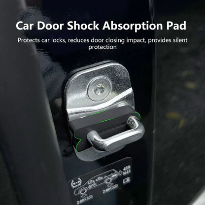 1/4pcs Car Door Shock Absorber Universal Car Door Buckle Soundproof Deadener Damper Cushion Anti-Vibration Buffer Pad 2026 New
