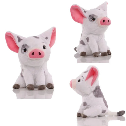 Kawaii Moana Pig Rooster Plush Toy Anime Pig Princess Chicken Stuffed Animals Accompany Sleep Toy Home Decor Birthday Gifts