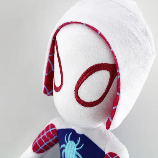 25~30CM Anime Spiderman Plush Toys Into the Spider-Verse Gwen Peter Parker Noir Dolls Soft Stuffed Toy For Kids Gift