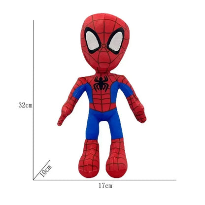 25~30CM Anime Spiderman Plush Toys Into the Spider-Verse Gwen Peter Parker Noir Dolls Soft Stuffed Toy For Kids Gift