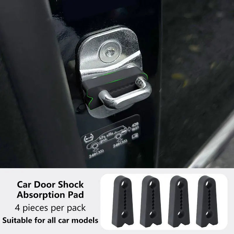 1/4pcs Car Door Shock Absorber Universal Car Door Buckle Soundproof Deadener Damper Cushion Anti-Vibration Buffer Pad 2026 New