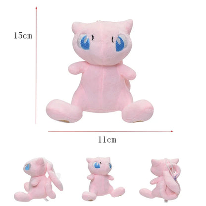 Pokemon Mew Plush Doll Kawaii Cartoon Go dex Mew Plush Toys Soft Stuffed Kawaii Anime Doll Pillow Birthday Gift For Kids