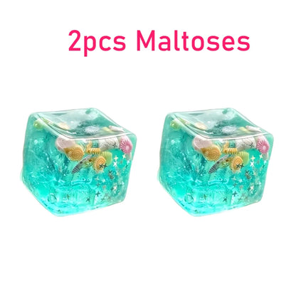 2A-Squishy Stress Balls Cube Ocean Sensory Fidget Toy Slow Rise Squishy Toys for Kids and Adults Squeeze Relax Gift9