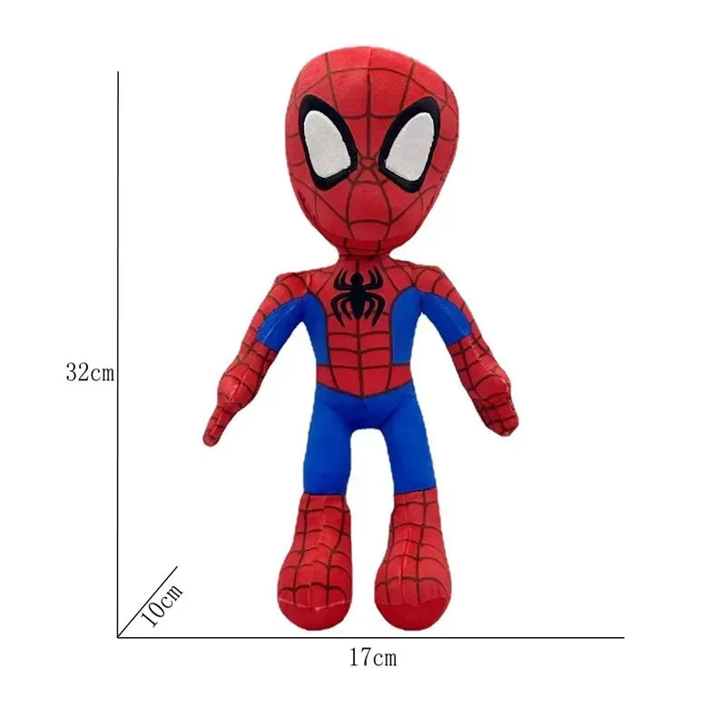 25~30CM Anime Spiderman Plush Toys Into the Spider-Verse Gwen Peter Parker Noir Dolls Soft Stuffed Toy For Kids Gift