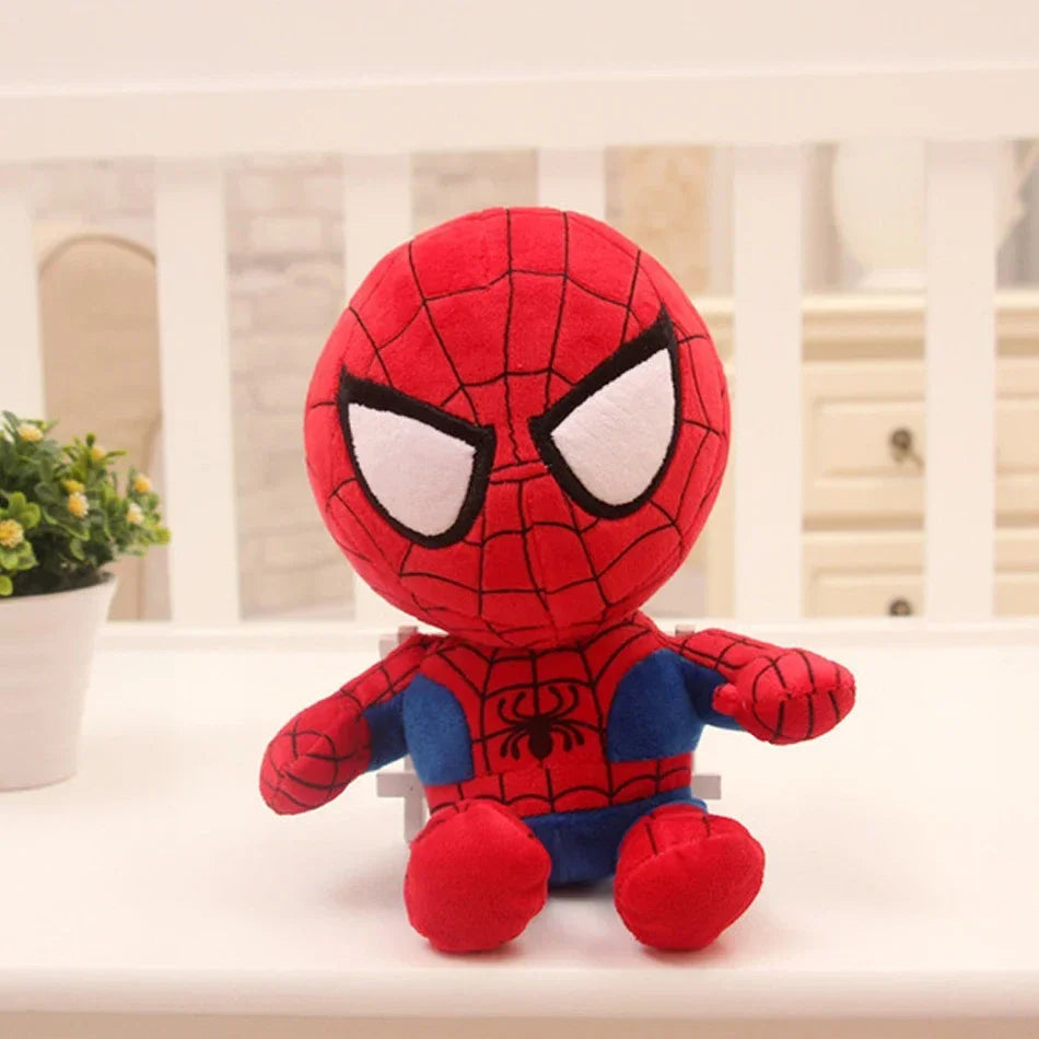 25~30CM Anime Spiderman Plush Toys Into the Spider-Verse Gwen Peter Parker Noir Dolls Soft Stuffed Toy For Kids Gift