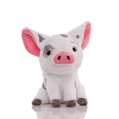 Kawaii Moana Pig Rooster Plush Toy Anime Pig Princess Chicken Stuffed Animals Accompany Sleep Toy Home Decor Birthday Gifts