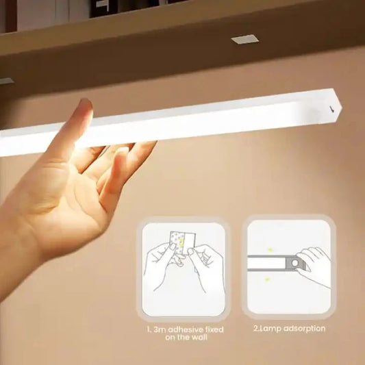 Wireless LED Night Lights Motion Sensor Lights Closet Kitchen Night Lights Bedroom Detector Light Cabinet Staircase Backlit
